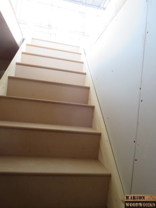 hip to gable bungalow loft conversion staircase