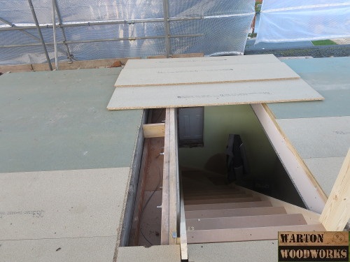 bungalow hip to gable loft conversion staircase top